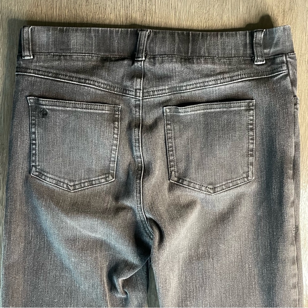 Betabrand Black Washed Denim Jeans Pants Small Long - Picture 5 of 11